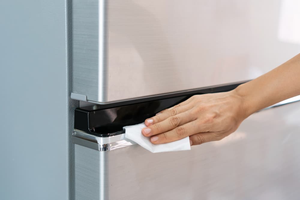 How do you keep stainless steel appliances clean and shiny