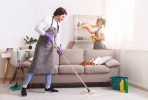 How do snow, rain, and mud affect indoor cleanliness