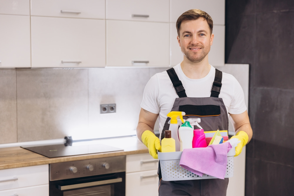 What cleaning tasks are commonly neglected during the year