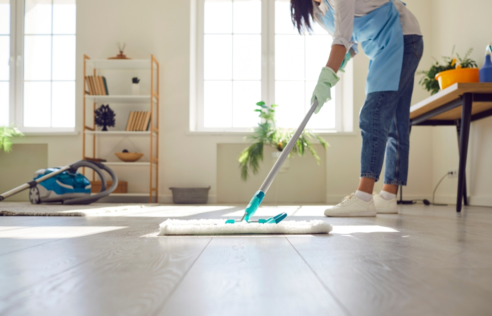 What surfaces should be cleaned more often in winter